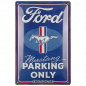 Preview: Blechschild Mustang Parking 1